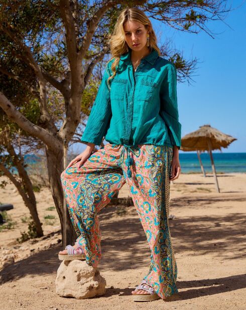 Chemise Capucine bleue
