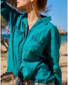 Chemise Capucine bleue