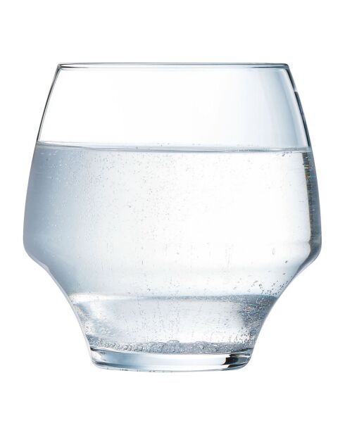 Set de vasos Open Up - 24 piezas transparentes