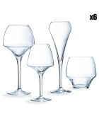 Ensemble de verres Open Up -  24 pièces transparents