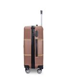 Valise Cabine 4 roues doubles Opéra 50 cm rose doré