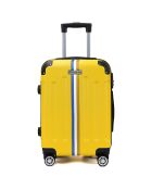 3 valigie doppie Rivoli a 4 ruote 55/65/75 cm giallo senape