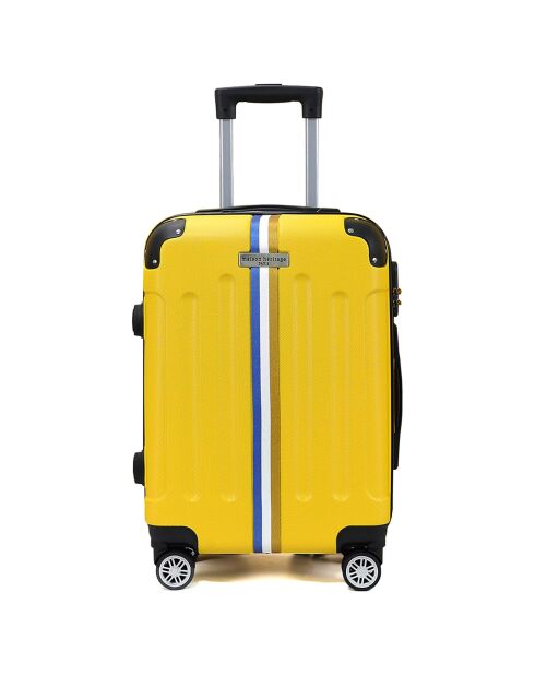 Valise Cabine 4 roues doubles Rivoli 55 cm jaune moutarde