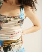 Robe Nour bleu clair