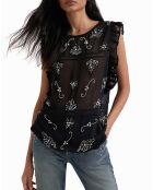 Blouse Manel noire