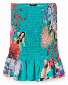 Jupe Imane turquoise