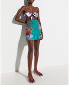 Jupe Imane turquoise