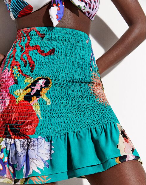 Jupe Imane turquoise