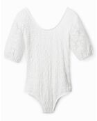 Top Cleo blanc