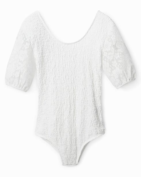 Top Cleo blanc