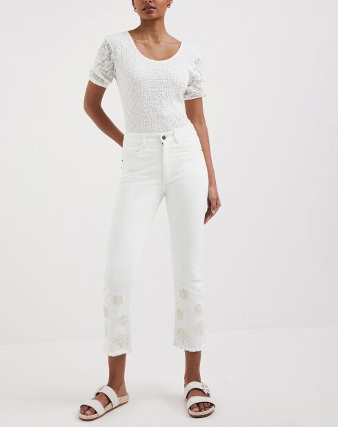 Top Cleo blanc