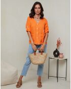Top 100% Lin Maude orange