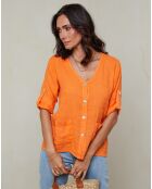Top 100% Lin Maude orange