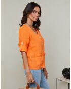 Top 100% Lin Maude orange