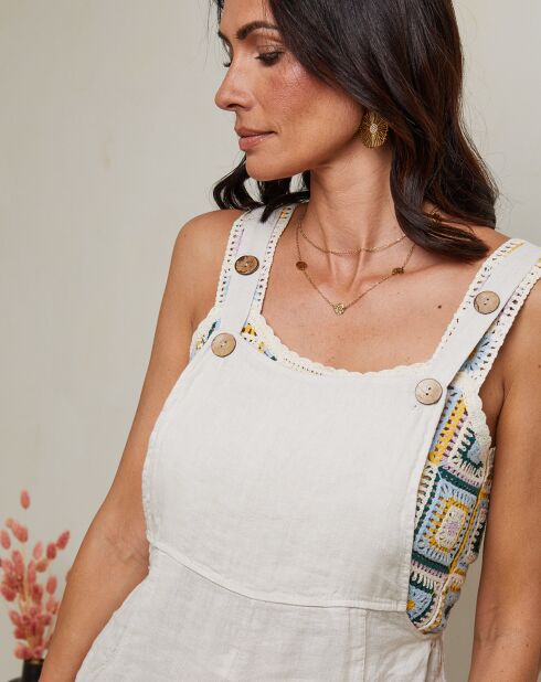 Salopette 100% Lin Judith beige