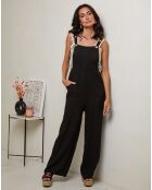 Salopette 100% Lin Judith noire