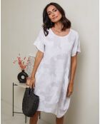 Florina weißes Kleid aus 100% Leinen