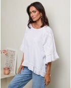 Tunique 100% Lin Claudine blanche