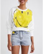 Sweat Lucia blanc