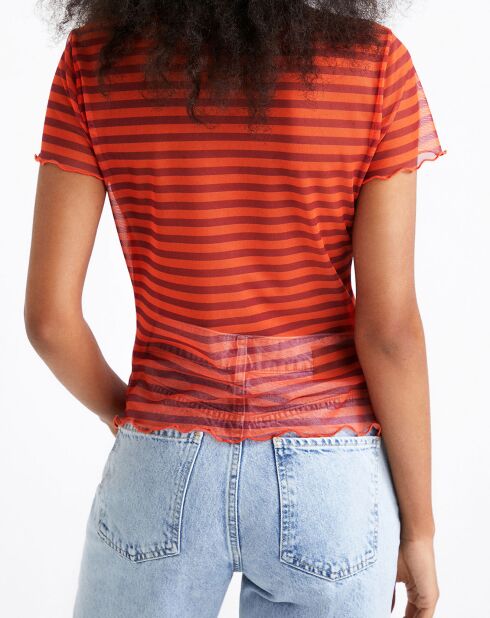 T-Shirt Hedwiga orange clair