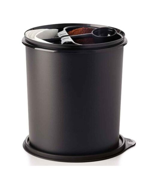 My Coffee Station schwarze Kaffeebox, 3,7 l