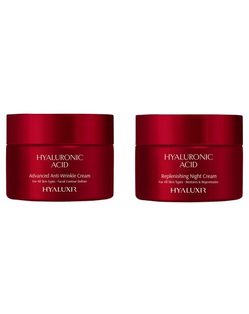 Duo Regenerierende Nachtcreme + Expert Anti-Falten-Gesichtspflege - 2x50 ml