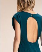 Robe courte Josee bleue