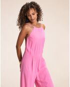 Combinaison longue Penelope rose