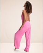 Combinaison longue Penelope rose