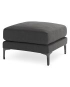 Pouf Venus gris foncé - 65x65x47 cm