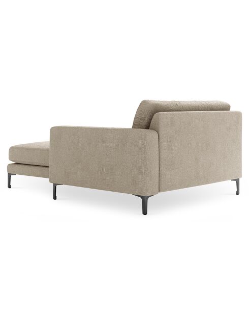 Chaise Longue Droite Venus beige - 160x104x90 cm