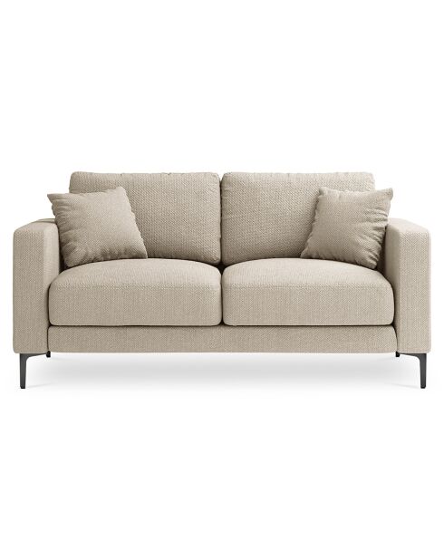 Canapé Venus 2 Places beige - 158x92x90 cm