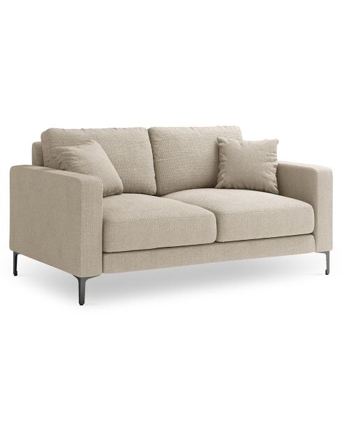 Canapé Venus 2 Places beige - 158x92x90 cm