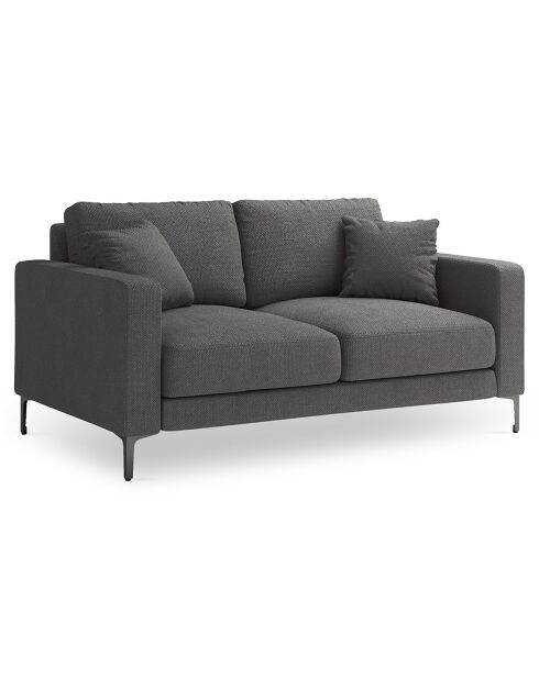 Canapé Venus 2 Places gris foncé - 158x92x90 cm