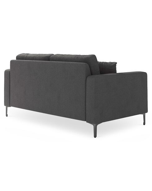 Canapé Venus 2 Places gris foncé - 158x92x90 cm