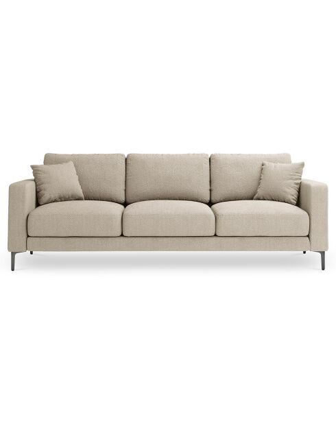 Canapé Venus 3 Places beige - 220x92x90 cm