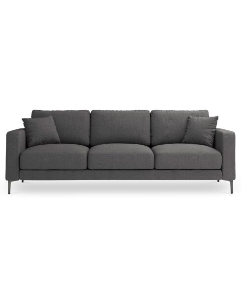 Canapé Venus 3 Places gris foncé - 220x92x90 cm