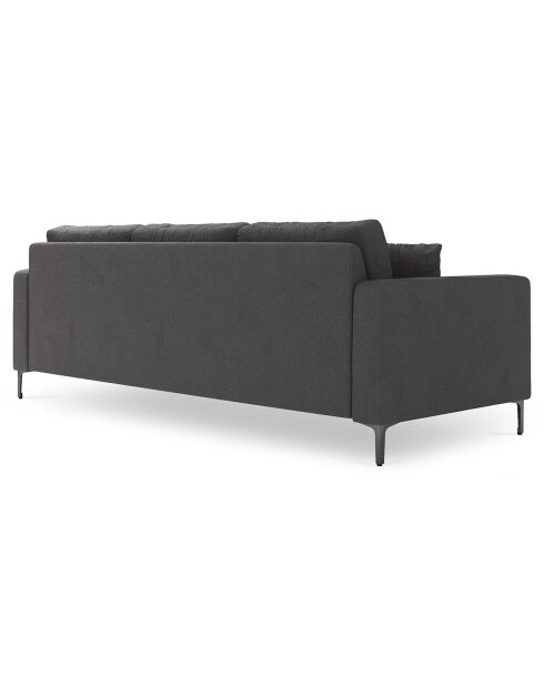 Canapé Venus 3 Places gris foncé - 220x92x90 cm