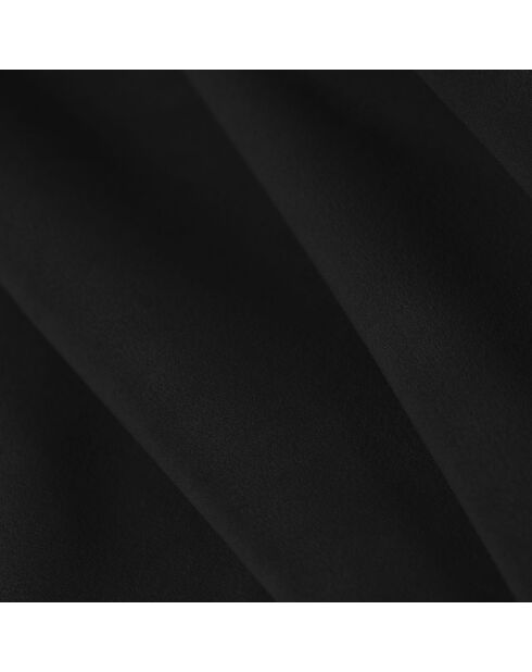 Canapé Velours Aster 3 Places noir - 214x102x75 cm