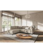 Canapé d'angle Gauche Venus 4 Places beige - 248x160x90 cm