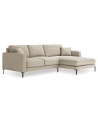 Canapé d'angle Droit Venus 4 Places beige - 248x160x90 cm