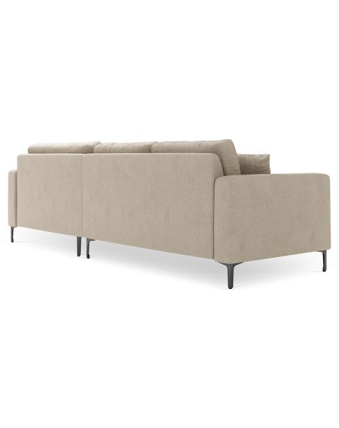 Canapé d'angle Droit Venus 4 Places beige - 248x160x90 cm