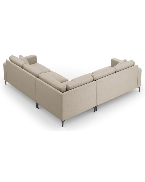 Canapé d'angle Symétrique Venus 5 Places beige - 250x238x90 cm