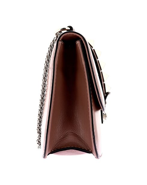 Sac bandoulière Glam Lock en Cuir marron - Très bon état - L.27 cm