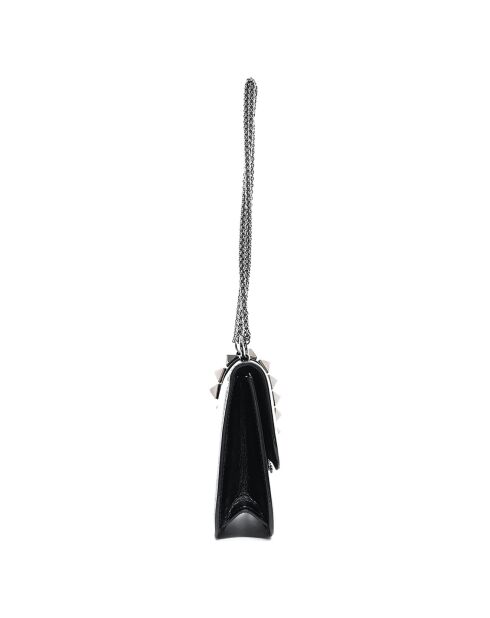 Sac bandoulière Glam Lock en Cuir noir - Très bon état - L.26 cm