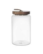 Bocal Acacia transparent - 10x17x10 cm