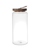 Bocal Acacia transparent - 10x22x10 cm