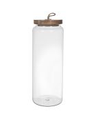 Bocal Acacia transparent - 10x27.5x10 cm