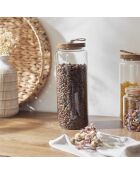 Bocal Acacia transparent - 10x27.5x10 cm