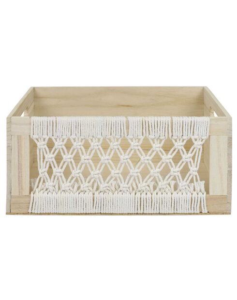 3 Caisses Boho beige/marron